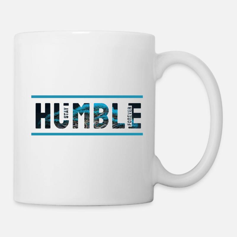 Humble Ocean Tropique Palmes - Mug blanc - blanc