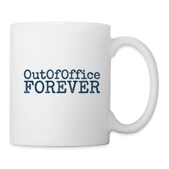 Absent du bureau - Mug blanc - blanc - Droite