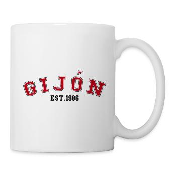 Gijón gegründet 1986 - Tasse - Weiß - Rechts