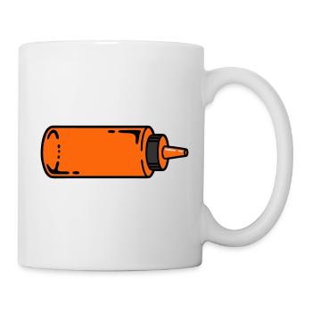 Bouteille de sauce BBQ Grill Ketchup Food Truck - Mug blanc - blanc - Droite