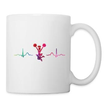 Cheerleader Cheer Mom Cheerleading - Mug - white - Right