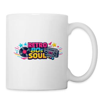 Retro 80er Soul Boombox - Tasse - Weiß - Rechts