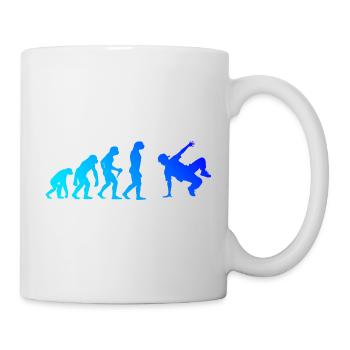 Geschenkidee für einen Hip-Hop-Tänzer mit Breaking - Tasse - Weiß - Rechts