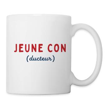 Jeune Conducteur Cadeau Humour Personnalisé - Mug blanc - blanc - Droite
