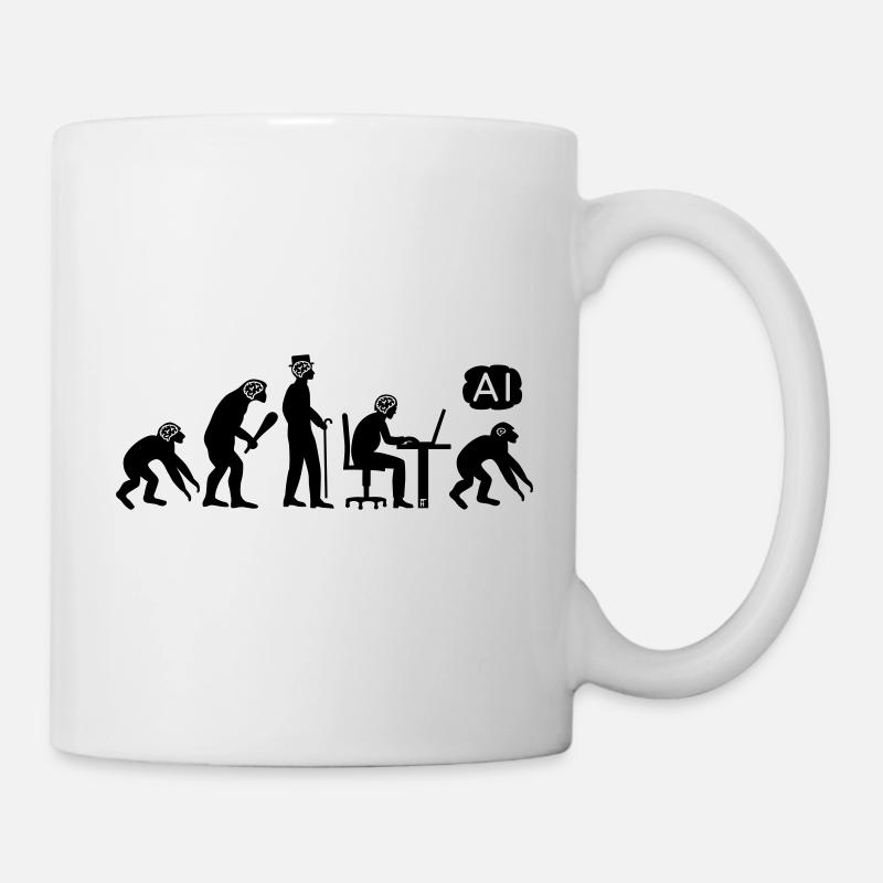 AI-volution - Tasse - Weiß