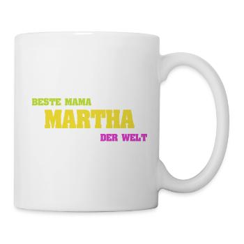 Muttertag Martha - Tasse - Weiß - Rechts