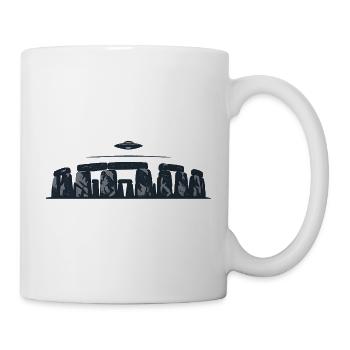 UFO-Steinkreis - Tasse - Weiß - Rechts
