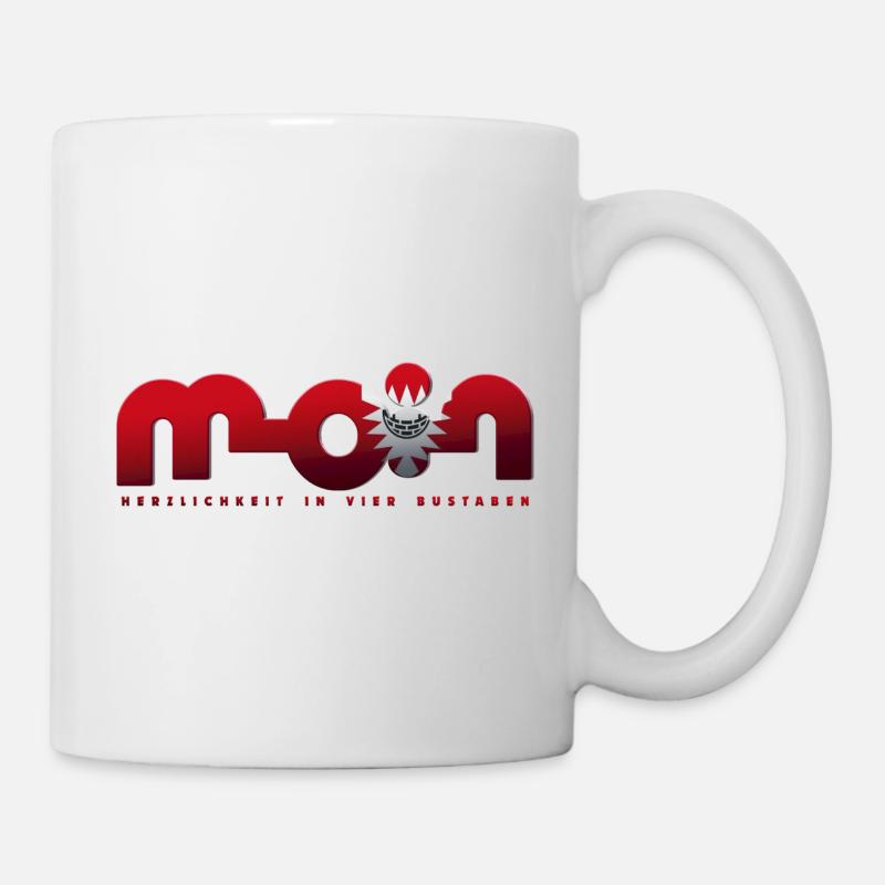 Moin - Tasse - Weiß