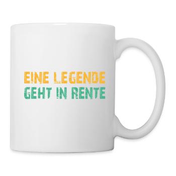 Ruhestand Legende - Tasse - Weiß - Rechts