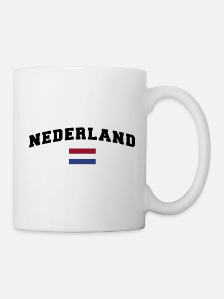 Holland Shirt - Tasse - Weiß