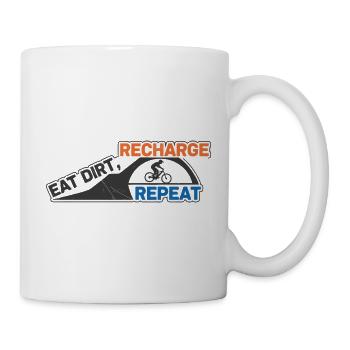 Eat Dirt Recharge Repeat EMTB - Mug - white - Right