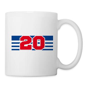 Number 20 France - Mug - white - Right