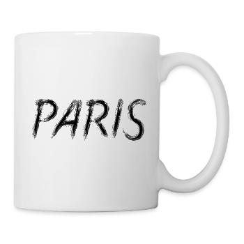 Paris en Brush Urbain Noir - Mug - white - Right