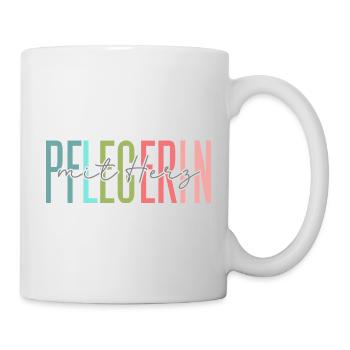 Aidant au design du cœur - Mug blanc - blanc - Droite