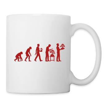 Bonsaï Évolution des plantes Bonsaï japonaises - Mug blanc - blanc - Droite