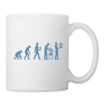 Bonsaï Évolution des plantes Bonsaï japonaises - Mug blanc - blanc - Droite