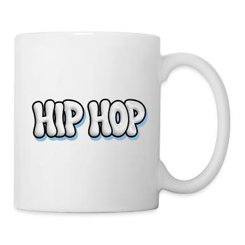 HIP HOP - White Bubble 3D Graffiti Oldschool - Mug blanc - blanc - Droite