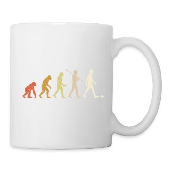 Football Evolution Funny Football Player Gift - Mug - white - Right