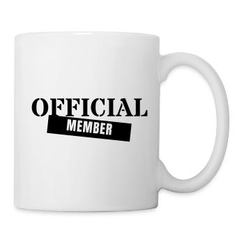 Official Member - Crew Team Club Mitglied Event - Tasse - Weiß - Rechts