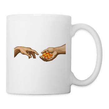 Candy Corn – La Création – Drôle de Candy Corn - Mug blanc - blanc - Droite