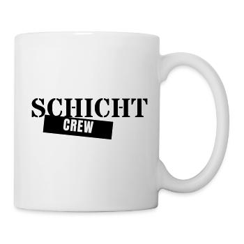 Schicht Crew - Schichtarbeit Kollegen Nachtschicht - Tasse - Weiß - Rechts