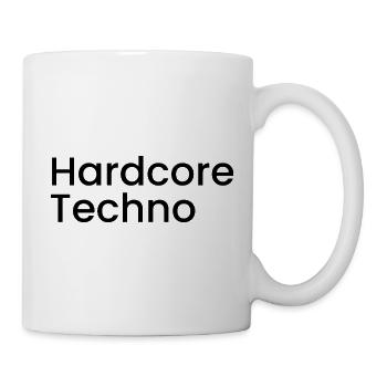 Hardcore-Techno - Tasse - Weiß - Rechts