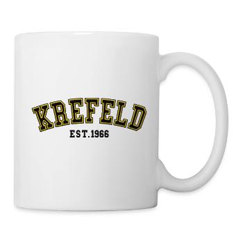 Krefeld gegründet 1966 - Tasse - Weiß - Rechts