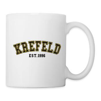 Krefeld gegründet 1996 - Tasse - Weiß - Rechts