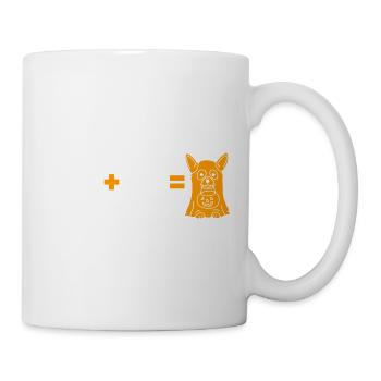 Funny Halloween Dog Ghost - Halloween Dog - Tasse - Weiß - Rechts