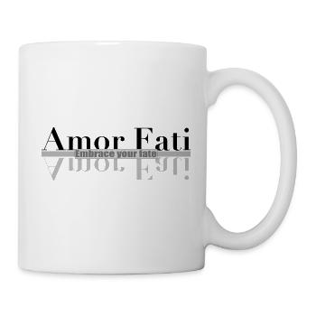 Amor Fati - Embrace your Date - Tasse - Weiß - Rechts