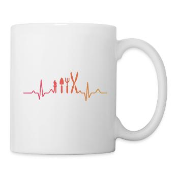 Sunset Heartbeat Gardener Planter - Mug - white - Right