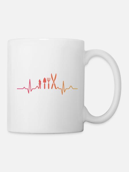 Sunset Heartbeat Gärtner Pflanzkübel - Tasse - Weiß