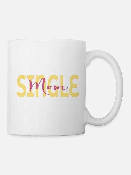 Single Mom - Tasse - Weiß