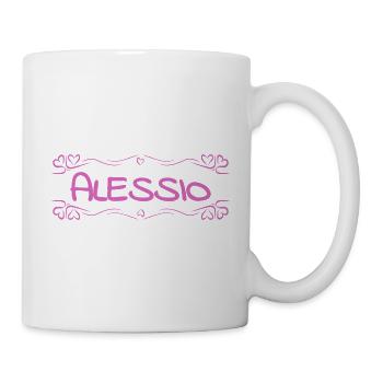 Geschenk für Alessio - Tasse - Weiß - Rechts