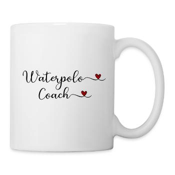 Wasserballtrainer mit Herzdesign - Tasse - Weiß - Rechts