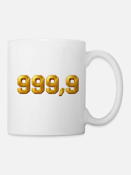 Fine gold 999.9 - Mug - white