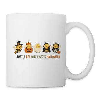 Bienen-Halloween-Parade - Tasse - Weiß - Rechts