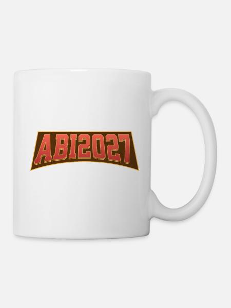 Abi 2027 - Tasse - Weiß