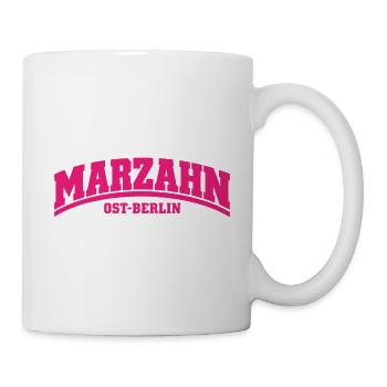 Marzahn - Ost-Berlin - Bezirk - Deutschland - Tasse - Weiß - Rechts