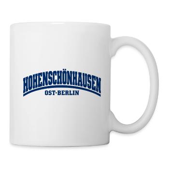Hohenschönhausen - Ost-Berlin - Bezirk Deutschland - Tasse - Weiß - Rechts