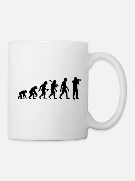 Fotograf Evolution für Photographen - Tasse - Weiß