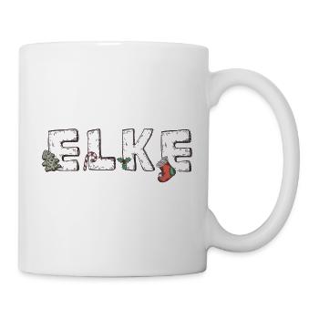 Elke Weihnachtszauber  - Tasse - Weiß - Rechts