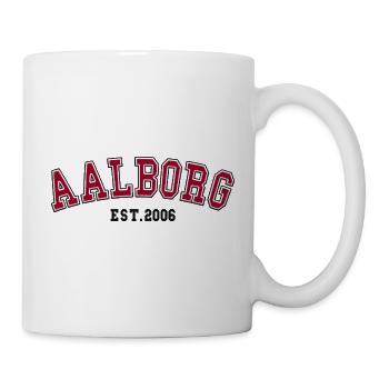Aalborg Gründung 2006 – Geburtstag - Tasse - Weiß - Rechts
