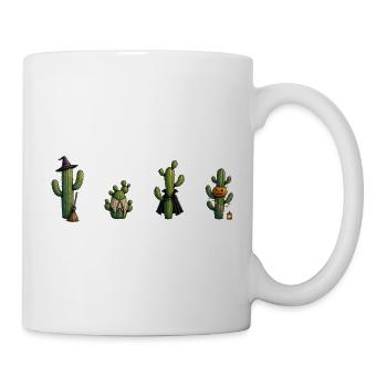 Kaktus - Tasse - Weiß - Rechts