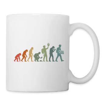  Vintage-Geologie, Edelsteinsammler, Gestein- und - Tasse - Weiß - Rechts