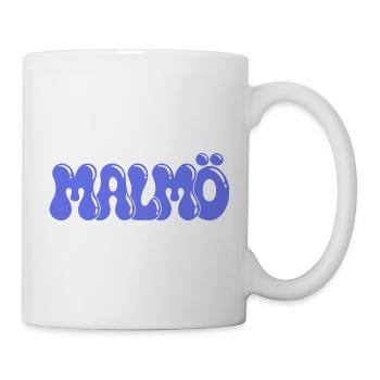 Malmö Retro Blue Periwinkle Wildleder - Tasse - Weiß - Rechts