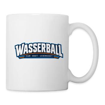 Wasserball Teamkraft Leidenschaft - Tasse - Weiß - Rechts
