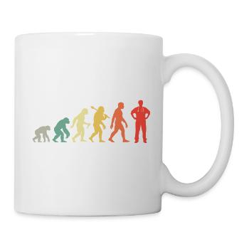 Arzt Evolution Doktor Für Assistenzärzte Mediziner - Tasse - Weiß - Rechts
