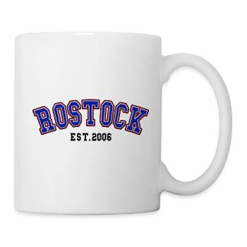 Rostock, gegründet 2006 – Geburtstag - Tasse - Weiß - Rechts