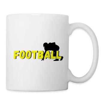 Football  - Tasse - Weiß - Rechts
